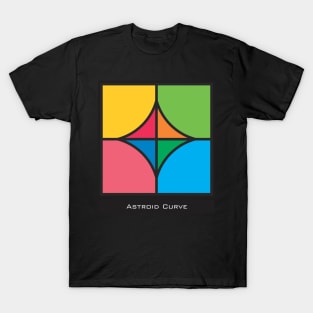 Astroid Abstract Pattern - Mathematical Curve - Hardcore Nerd T-Shirt